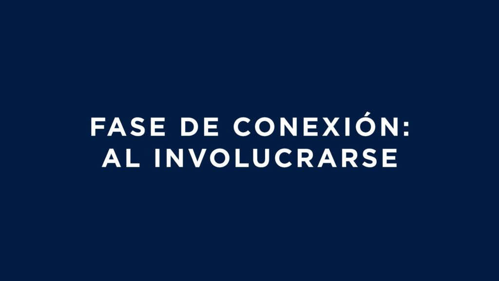 Fase de Conexión: Al involucrarse (10 mins)